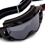 FOX Racing MX | MTB Goggles - VUE SCANS Limited Edition (White/Black) Silver Lens