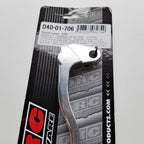 DRC - Clutch Lever - LEC31/40 - RM80/85 88-26, RM125/250 88-08, RMX250 89-99, YZ80 94-01, YZ85 02-14, YZ125/250 87-99, YZF400 89-99, WRF250 95-97, WRF400 98-99 - Silver