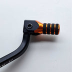 Apico - Gear Lever - Elite - KTM SX250 17-22, EXC250/300 17-23, Husqvarna TC250 17-22, TE250/300 17-23, TX300 17-22, Gas Gas MC250 22-23, EC250/300 21-23, EX250 22-23, EX300 20-23 - Black w/Orange