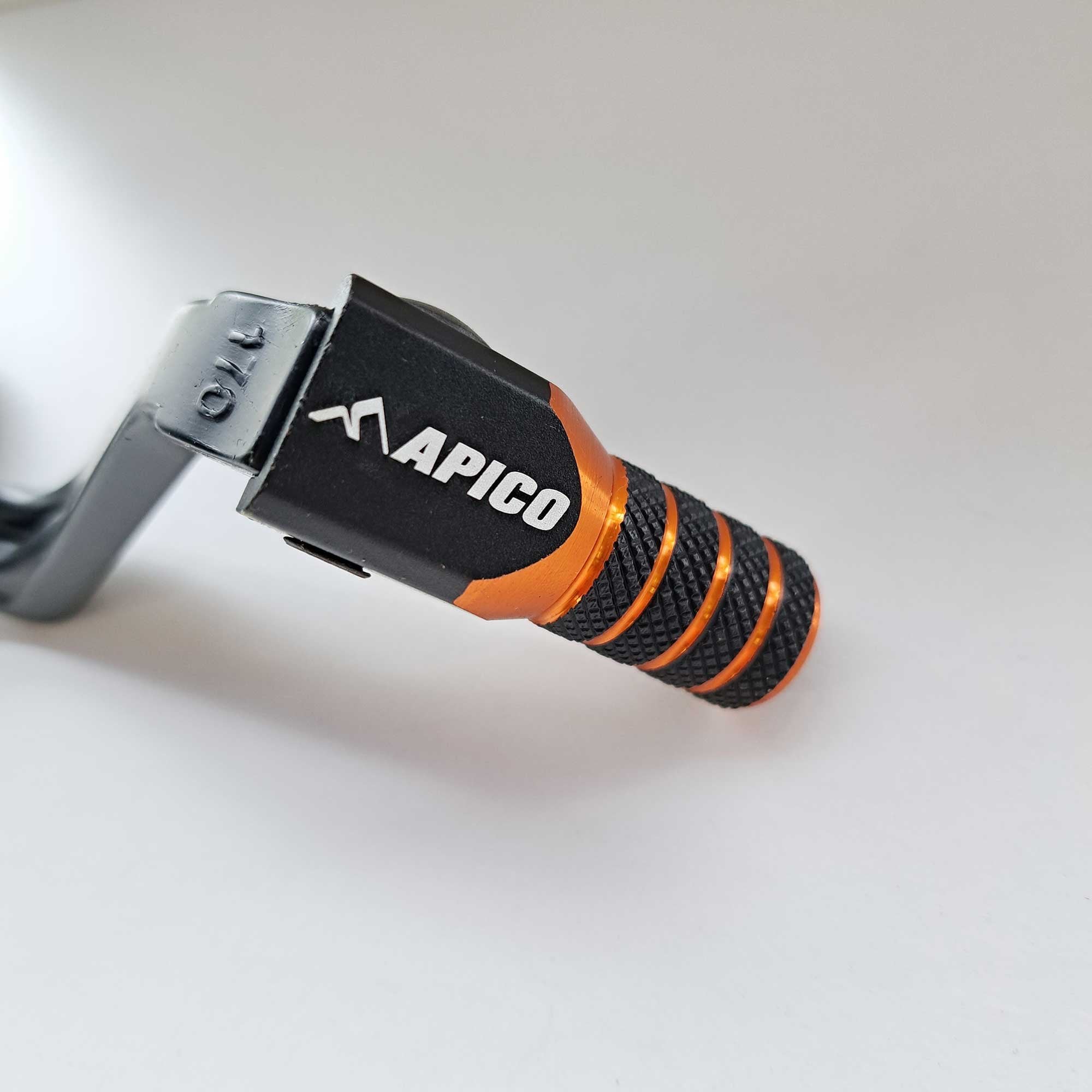Apico - Gear Lever - Elite - KTM SX65 09-23, Husqvarna TC65 17-23, Gas Gas MC65 21-23 - Black w/Orange