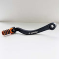 Apico - Gear Lever - Elite - KTM SX125 01-16, SX144 07-08, SX150/250 09-16, SXF250 13-15, SXF350 11-15, SXF450 07-12, EXC125/200 01-16, EXCF250 11, Husqvarna TC125 14-16, FC250/350 14-15, TE125 14-16, FE350 14–15 - Black w/Orange