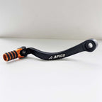 Apico - Gear Lever - Elite - KTM SX125 01-16, SX144 07-08, SX150/250 09-16, SXF250 13-15, SXF350 11-15, SXF450 07-12, EXC125/200 01-16, EXCF250 11, Husqvarna TC125 14-16, FC250/350 14-15, TE125 14-16, FE350 14–15 - Black w/Orange