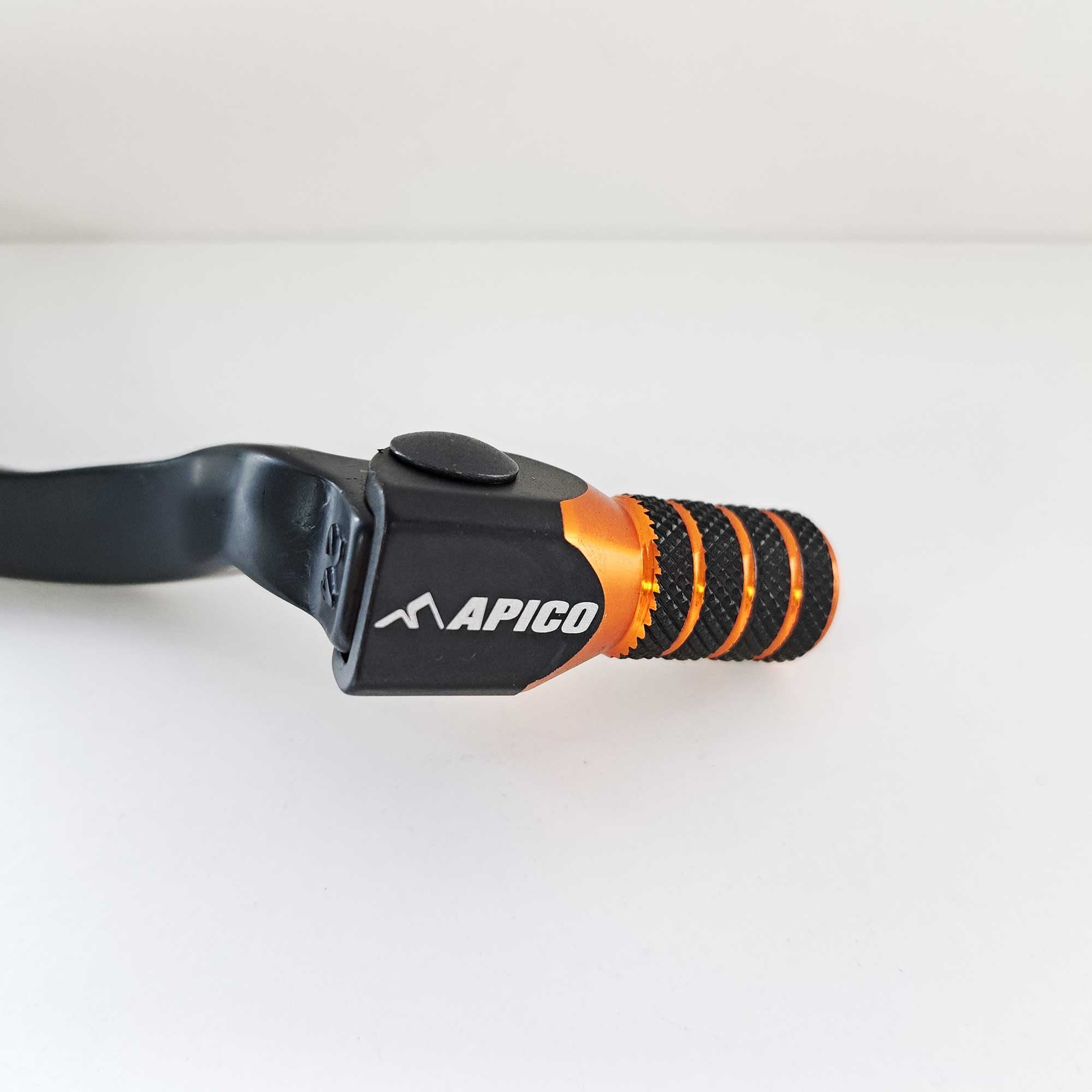 Apico - Gear Lever - Elite - KTM SX125 01-16, SX144 07-08, SX150/250 09-16, SXF250 13-15, SXF350 11-15, SXF450 07-12, EXC125/200 01-16, EXCF250 11, Husqvarna TC125 14-16, FC250/350 14-15, TE125 14-16, FE350 14–15 - Black w/Orange