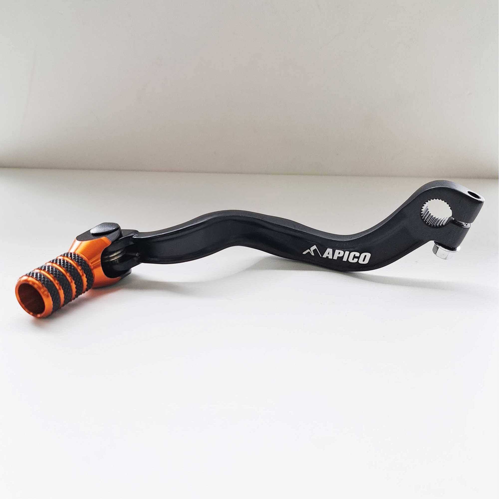 Apico - Gear Lever - Elite - KTM SX65 01-08, Beta Rev 80 03-08, Evo 80 09-24 - Black w/Orange