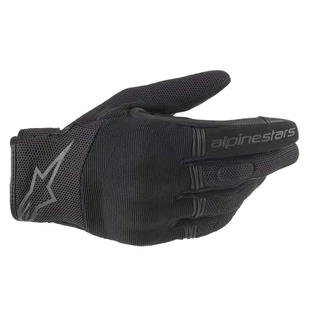 Alpinestars Women's Copper Motorcycle Short Textile Gloves (Black/Black)
