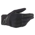 Alpinestars Women's Copper Motorcycle Short Textile Gloves (Black/Black)