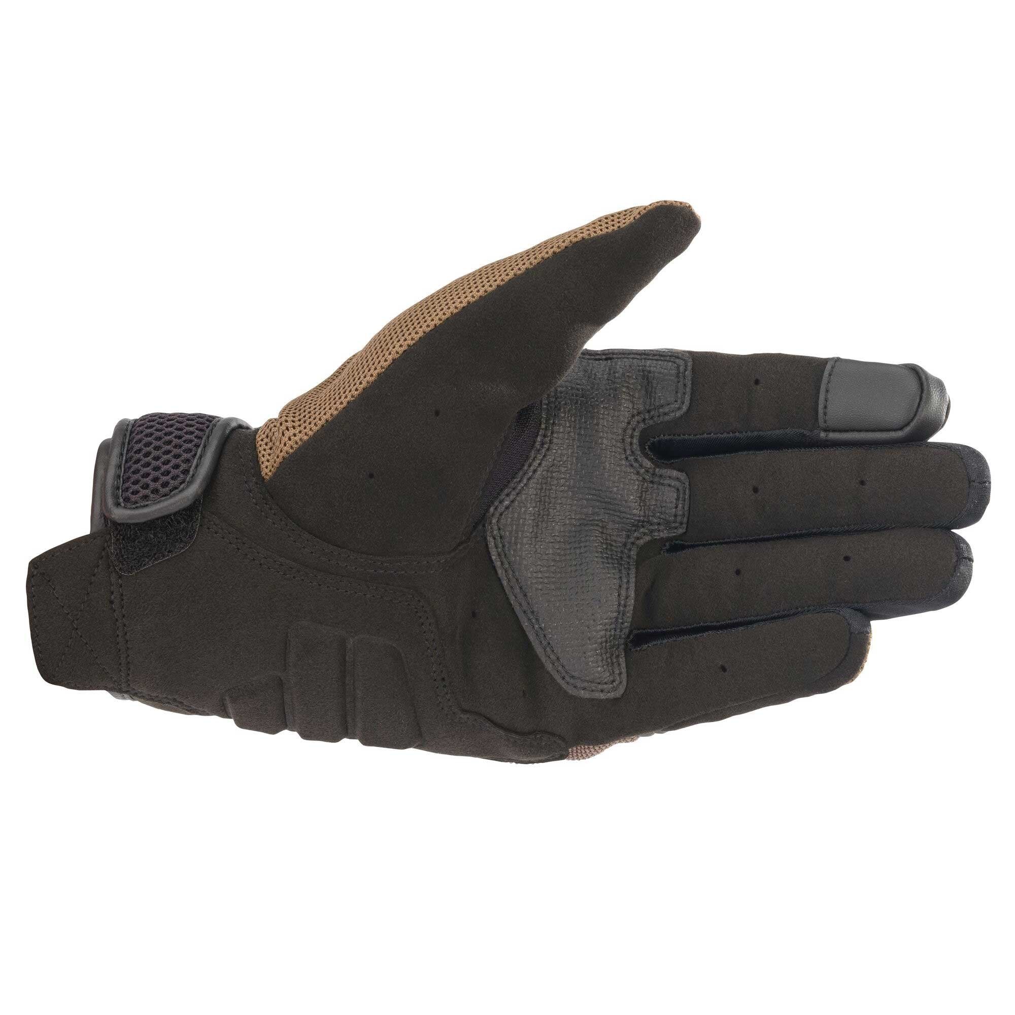 Alpinestars Copper Motorcycle Short Textile Gloves (Teak/Brown)