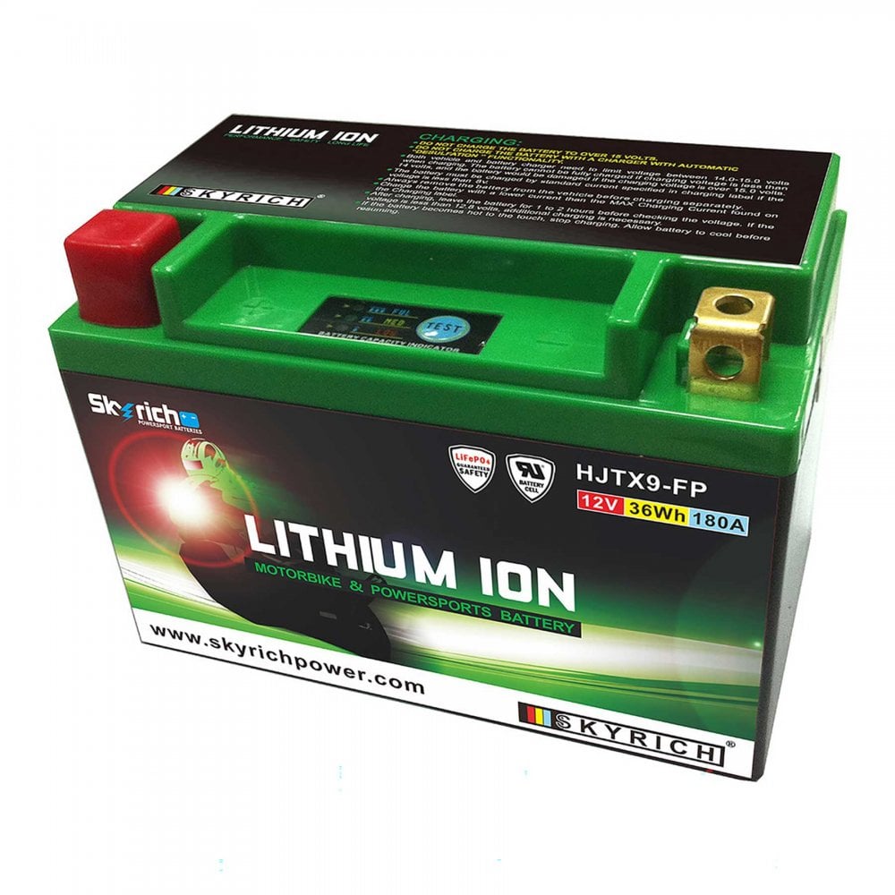 Skyrich - Lithium Battery - LTX9-BS (Replacement for YTX7A-BS, YTX9-BS, YTR9-BS
