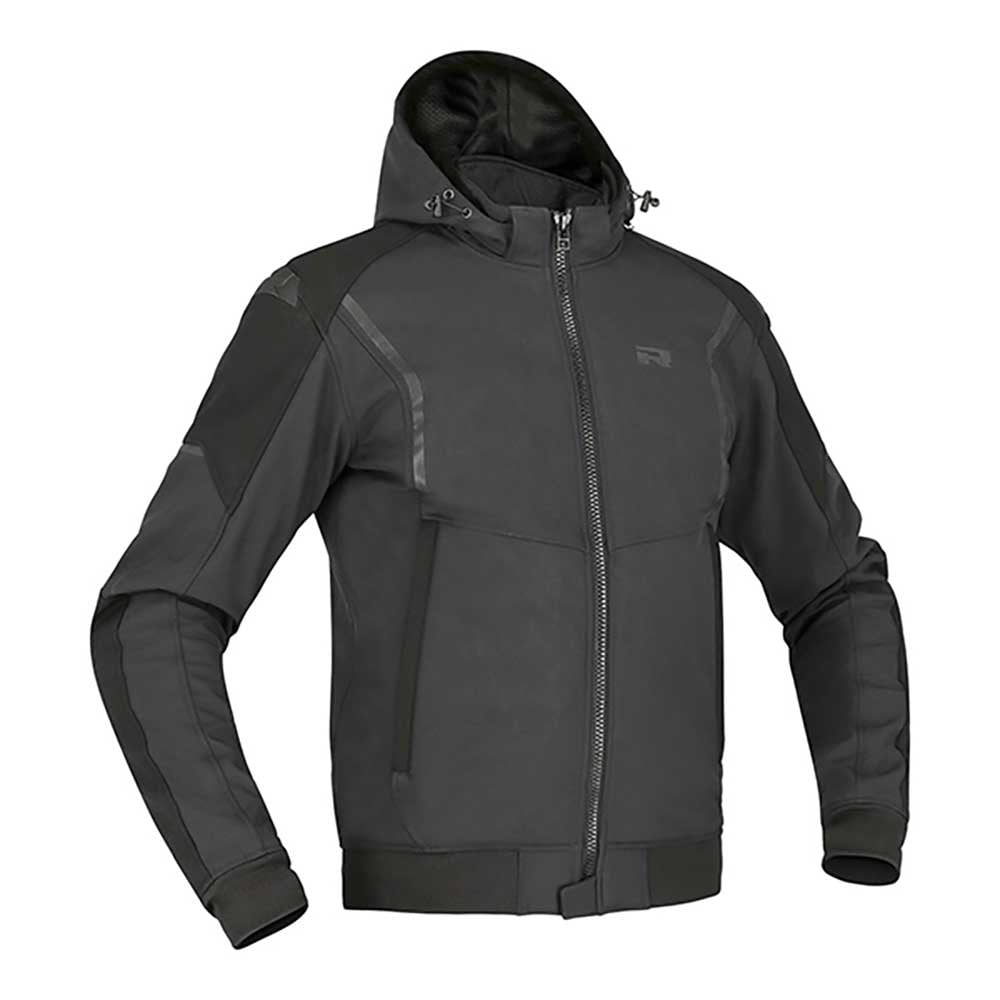 Richa (2025) Hoodie - Atomic 2 Soft Shell WP (AA) - Black/Dark Grey
