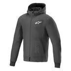 Alpinestars Radium Tech Motorcycle Hoodie Urban Textile Jacket (Black/White)