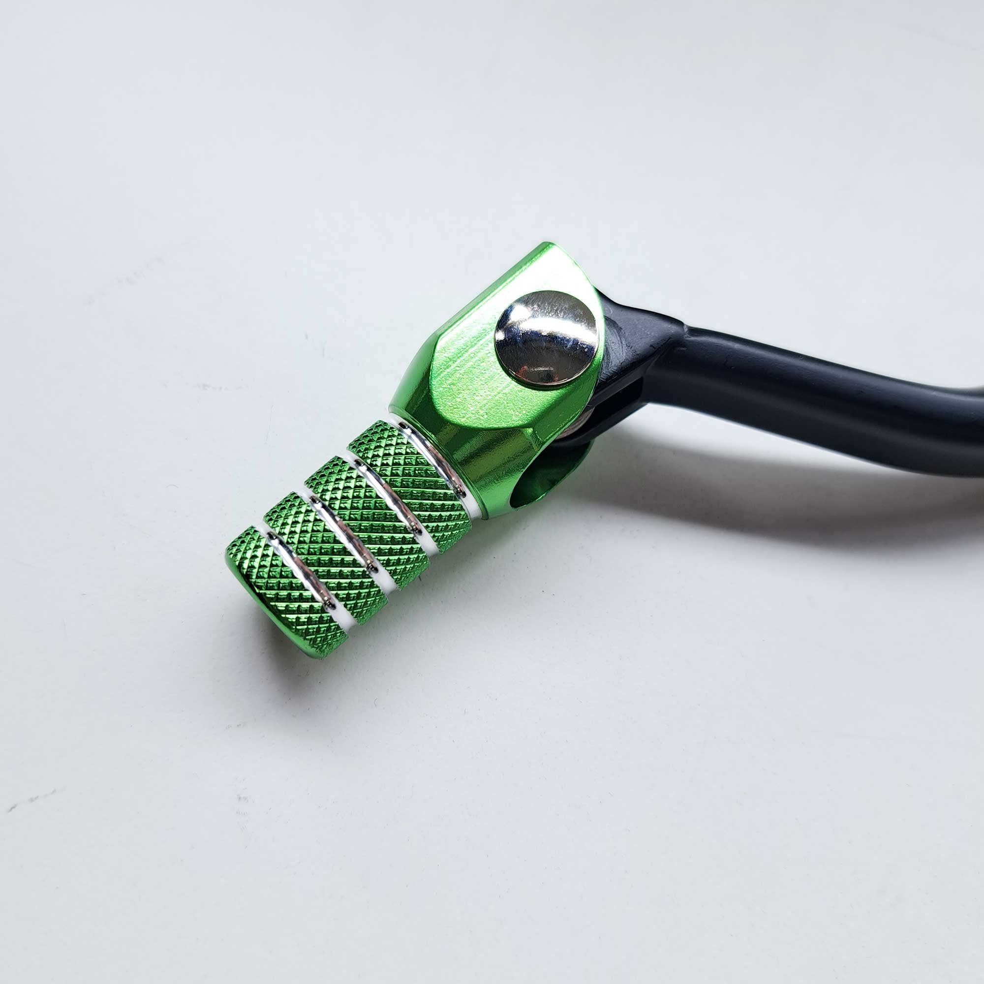 Apico - Gear Lever - KXF250 06-08 - Black w/Green
