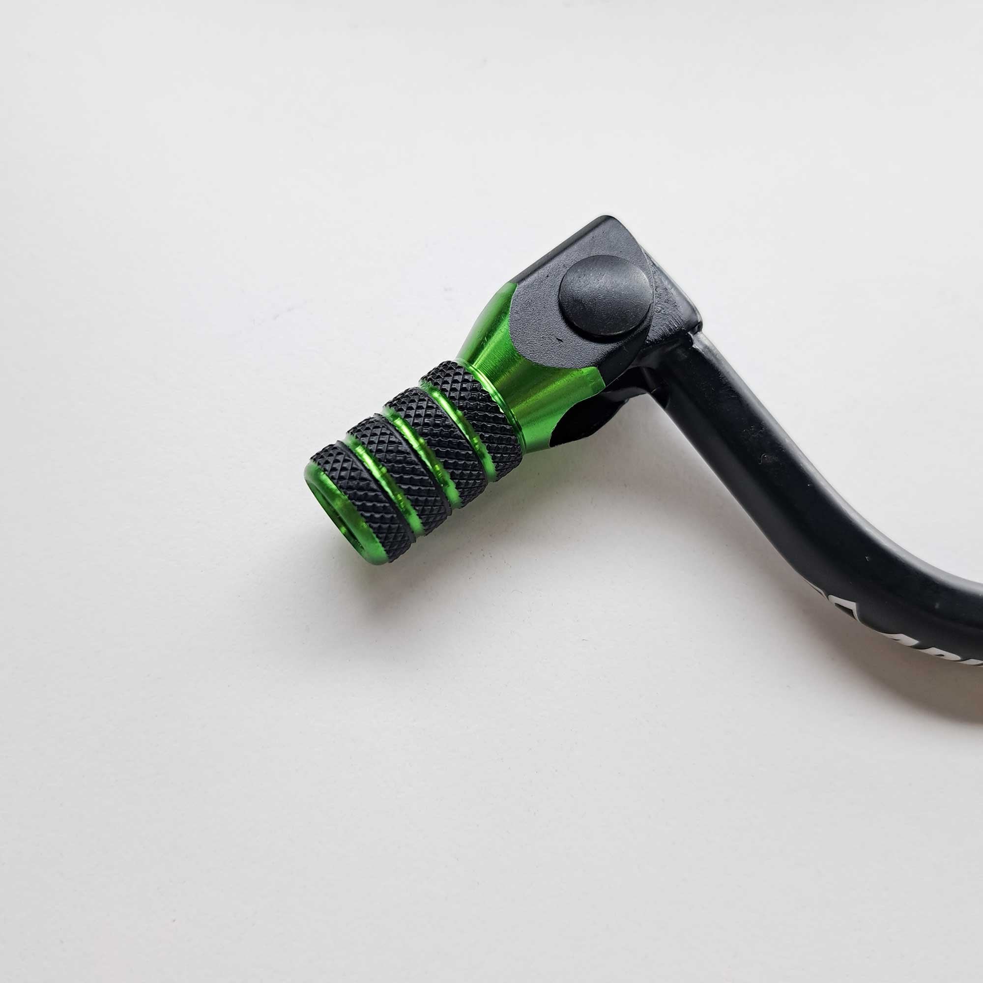 Apico - Gear Lever - Elite - KX125 94-02, KX250 94-08, KX500 94-04 - Black w/Green
