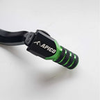 Apico Elite Gear Lever - KX80 81-00, KX85 01-27, KX100 01-21, KX112 22-27, KX125/250 83-93 (Black/Green)