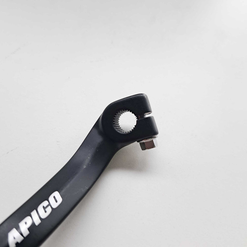 Apico - Gear Lever - Elite - KX80 81-00, KX85 01-26, KX100 01-21, KX112 22-26, KX125/250 83-93 - Black w/Green
