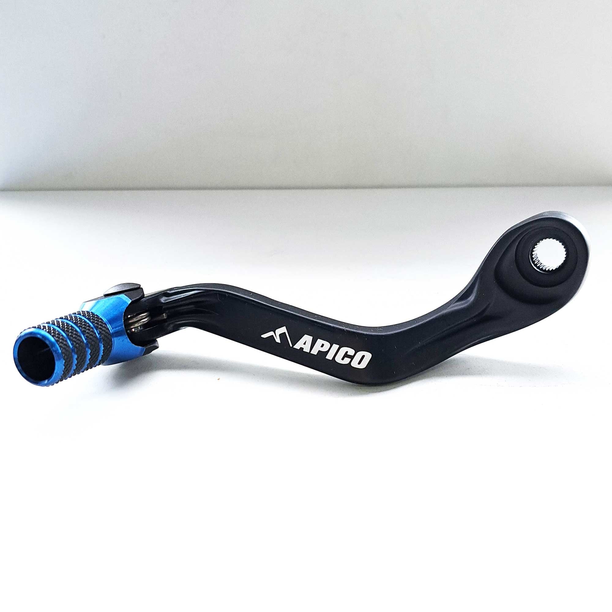 Apico - Gear Lever - Elite - KTM SX65 09-23, Husqvarna TC65 17-23, Gas Gas MC65 21-23 - Black w/Blue