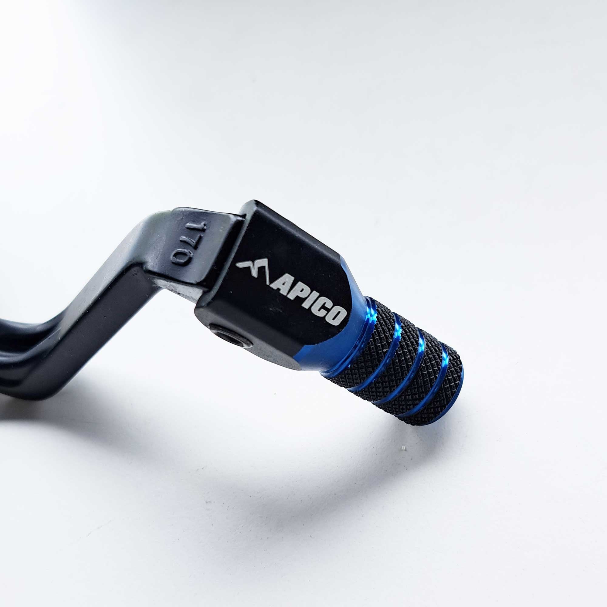 Apico - Gear Lever - Elite - KTM SX65 09-23, Husqvarna TC65 17-23, Gas Gas MC65 21-23 - Black w/Blue