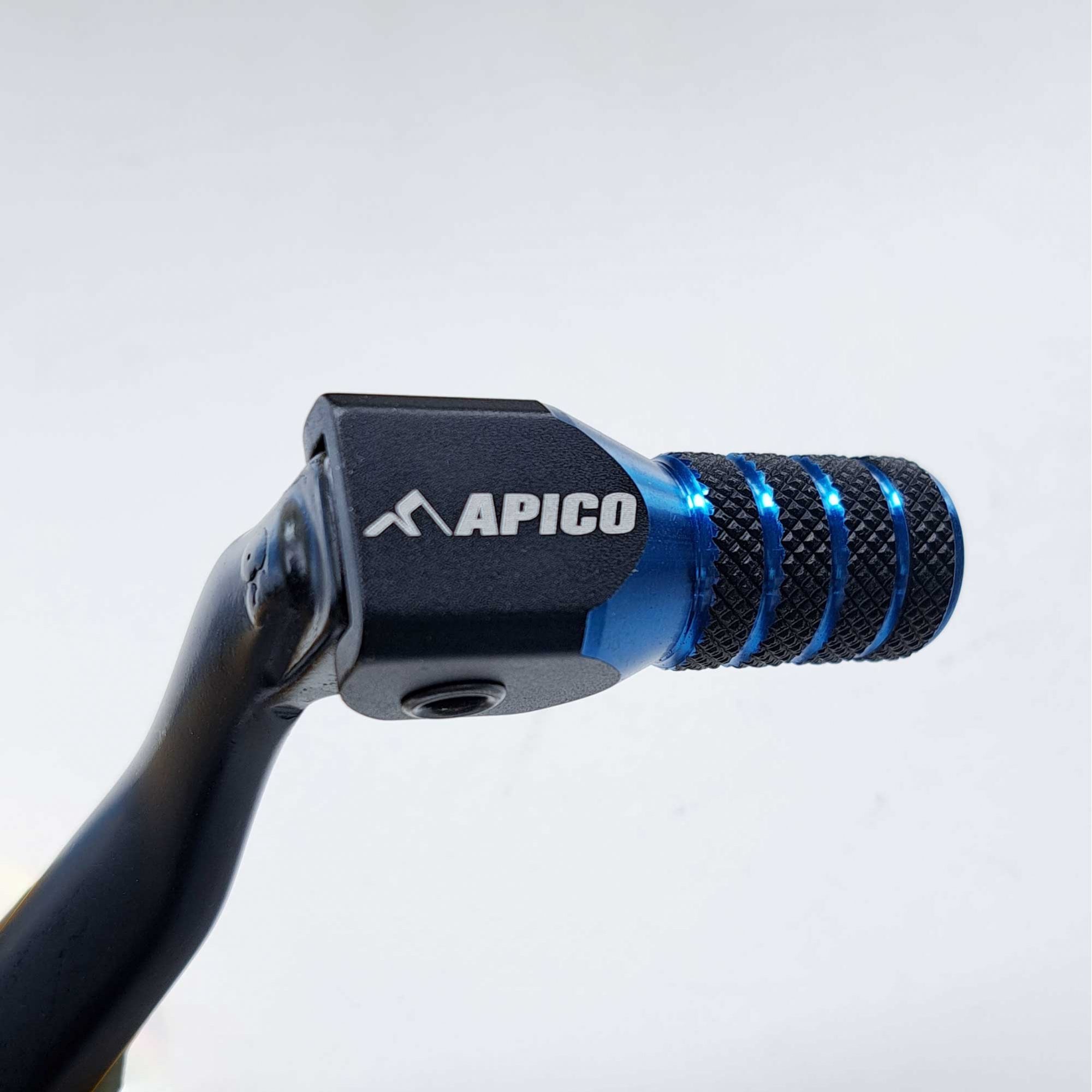 Apico - Gear Lever - Elite - YZ125/250 05-26, YZ125X 20-26, YZ250X 16-26 - Black w/Blue