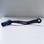 Apico - Gear Lever - Elite - KTM SX250 17-22, EXC250/300 17-23, Husqvarna TC250 17-22, TE250/300 17-23, TX300 17-22, Gas Gas MC250 22-23, EC250/300 21-23, EX250 22-23, EX300 20-23 - Black w/Blue