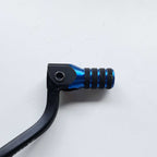 Apico - Gear Lever - Elite - KTM SX250 17-22, EXC250/300 17-23, Husqvarna TC250 17-22, TE250/300 17-23, TX300 17-22, Gas Gas MC250 22-23, EC250/300 21-23, EX250 22-23, EX300 20-23 - Black w/Blue