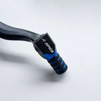 Apico Elite Gear Lever - KTM SXF450 16-22, EXCF450/500 17-23, Husqvarna FC450 16-22, FE450/501 17-23, Gas Gas MCF450 21-23, EXF450 21-23 (Black/Blue)