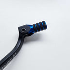 Apico Elite Gear Lever - KTM SXF450 16-22, EXCF450/500 17-23, Husqvarna FC450 16-22, FE450/501 17-23, Gas Gas MCF450 21-23, EXF450 21-23 (Black/Blue)