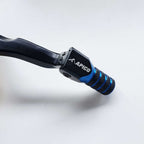 Apico - Gear Lever - Elite - KTM SX85 18-27, SX125/150 17-22, EXC150 17-23, XC-W125/150 17-22, Husqvarna TC85 18-27, TC125 17-22, TE150 17-23, TX125 17-23, Gas Gas MC85 21-27, MC125 21-23 - Black w/Blue