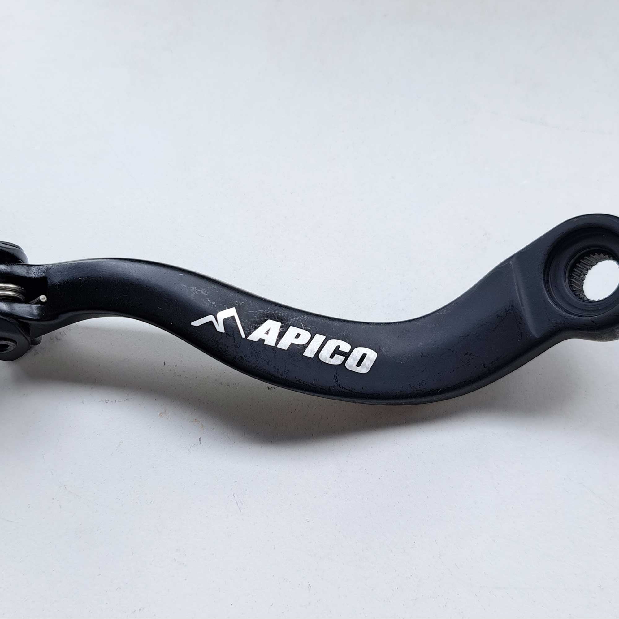Apico - Gear Lever - Elite - KTM SXF450 16-22, EXCF450/500 17-23, Husqvarna FC450 16-22, FE450/501 17-23, Gas Gas MCF450 21-23, EXF450 21-23 - Black w/Orange