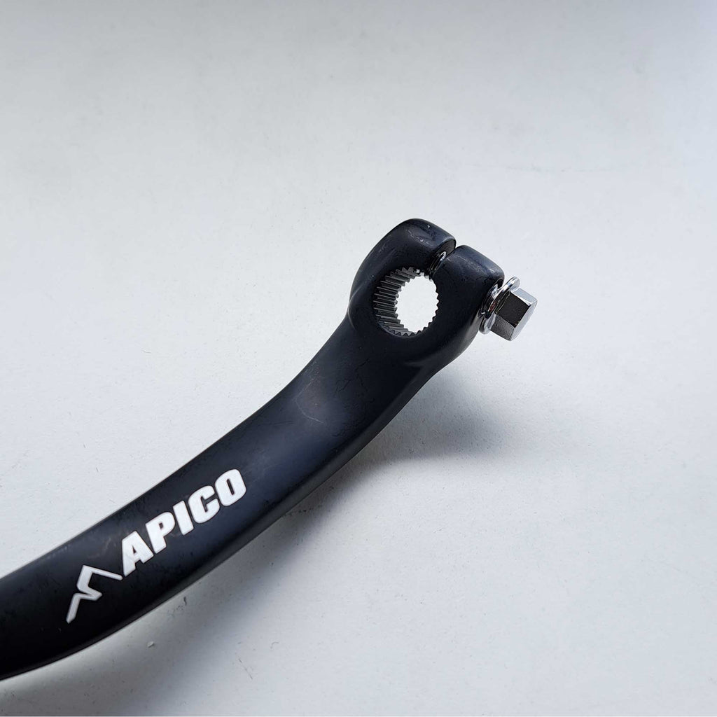 Apico - Gear Lever - Elite - YZ60 81-82, YZ80 81-01, YZ85 02-26, YZ125 96-04, YZ250 89-04 - Black w/Blue