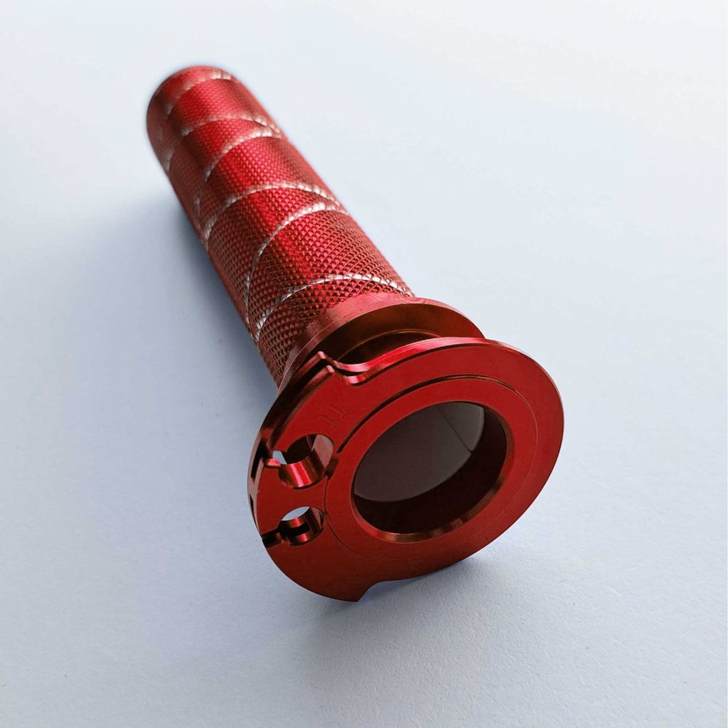 Apico - Throttle Tube - Aluminium w/Bearing - KTM SX125-300 23-26, SXF250-450 16-26, EXC150-300 18-26, EXCF250-500 17-26, Husqvarna TC125-300 23-26, FC250-450 16-26, TE150-300 18-26, FE250-501 17-26, Gas Gas  2T 24-26, 4T 21-26