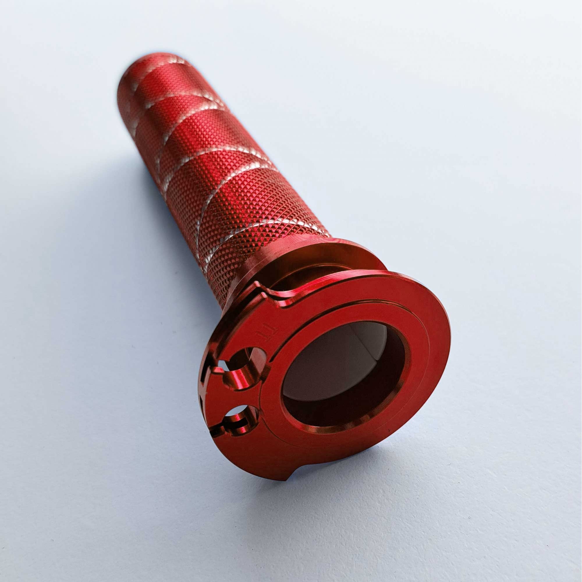 Apico - Throttle Tube - Aluminium w/Bearing - KTM SX125-300 23-26, SXF250-450 16-26, EXC150-300 18-26, EXCF250-500 17-26, Husqvarna TC125-300 23-26, FC250-450 16-26, TE150-300 18-26, FE250-501 17-26, Gas Gas  2T 24-26, 4T 21-26