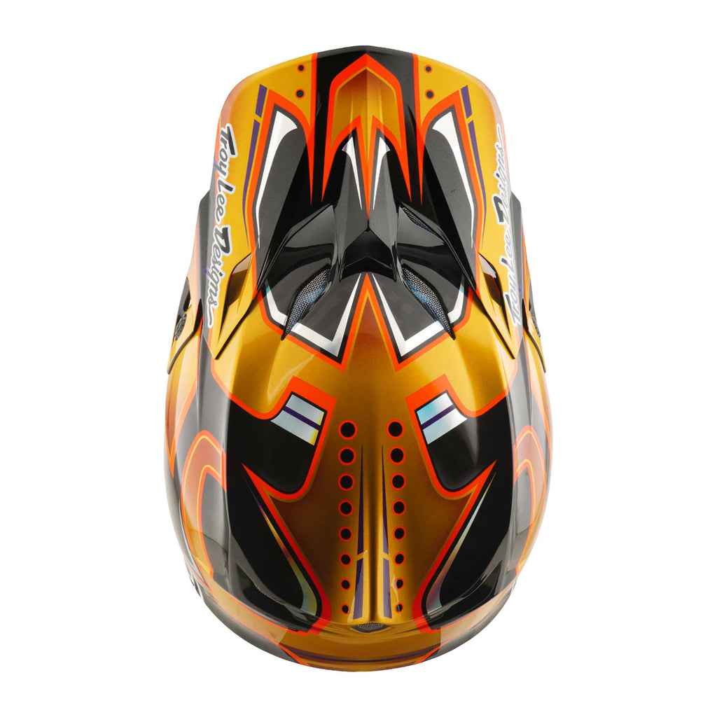 Troy Lee Designs MX | Enduro Helmet - SE5 Carbon MIPS - CREST (Gold)