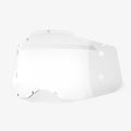 100% (Spares) Lens - Youth - FORECAST w/Mud Flap/Strip - Accuri-2/Strata-2 - Tint - Clear