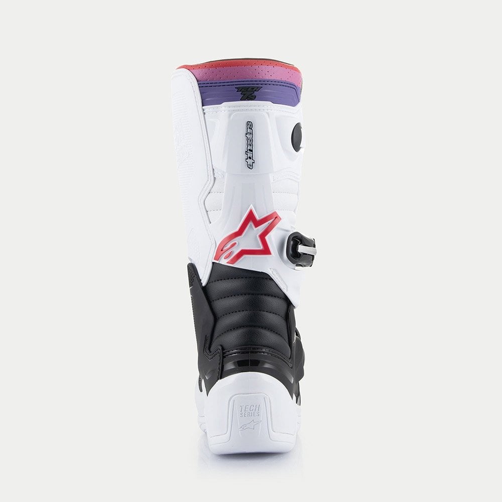 Alpinestars Youth MX Boots - Tech 7S (Black/White/Rainbow)