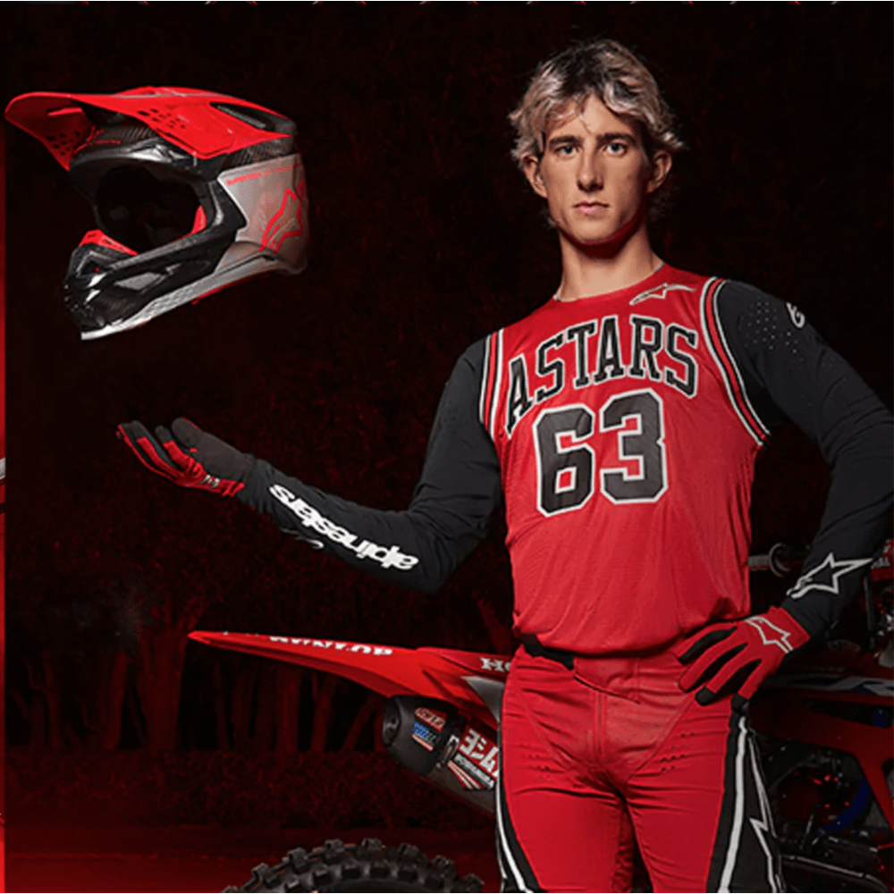 Alpinestars MX Jersey & Pant Kit - Techstar ACUMEN Limited Edition (Red/Black/White)