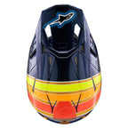 Alpinestars S-M10 MX Helmet - TLD Edition 25 (Dark Blue/Orange/Yellow Fluo/Red Gloss)