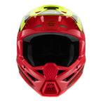 Alpinestars Youth S-M3 FRAY Helmet (Red/Yellow Fluo/Black Gloss)