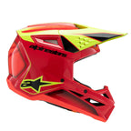 Alpinestars Youth S-M3 FRAY Helmet (Red/Yellow Fluo/Black Gloss)