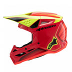 Alpinestars Youth S-M3 FRAY Helmet (Red/Yellow Fluo/Black Gloss)