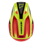 Alpinestars Youth S-M3 FRAY Helmet (Red/Yellow Fluo/Black Gloss)