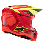 Alpinestars Youth S-M3 FRAY Helmet (Red/Yellow Fluo/Black Gloss)