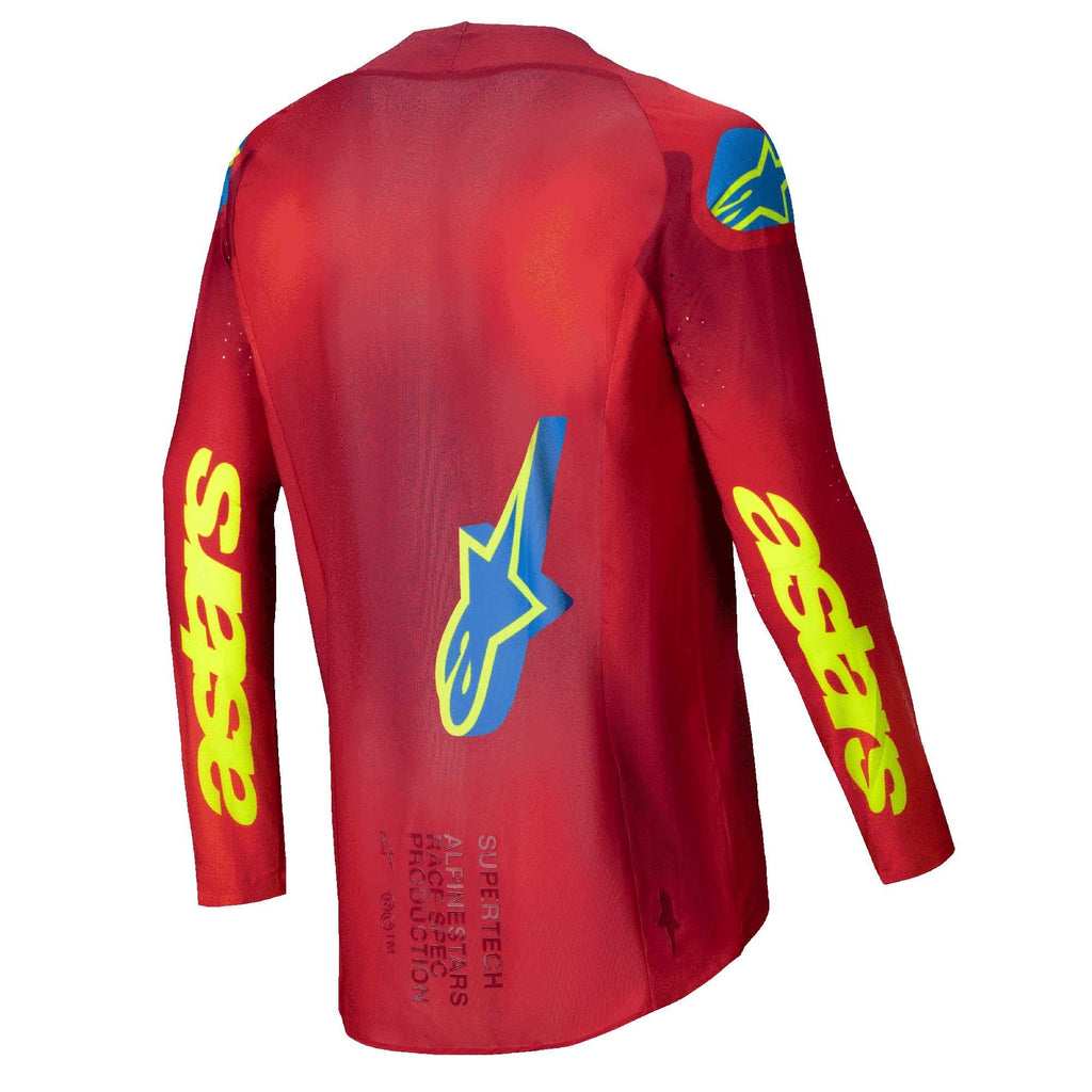 Alpinestars (SALE) Jersey - SuperTech MAKER (Bright Red/Yellow Fluo)