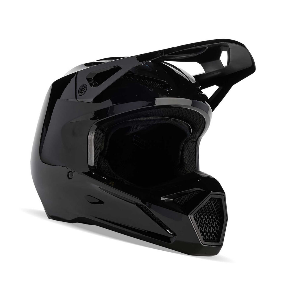 FOX MX | Enduro Helmet - V1 PLAIN (Gloss Black)