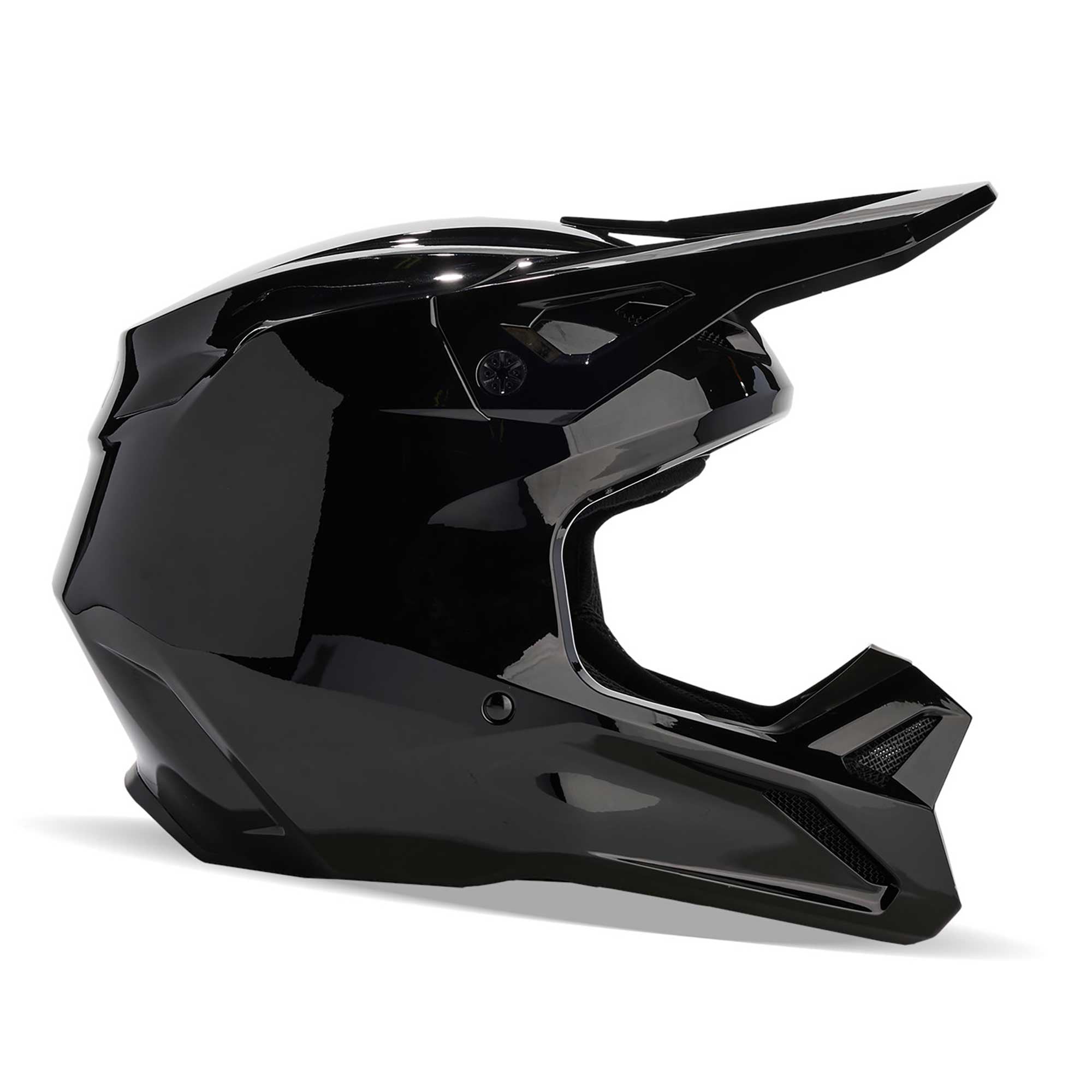 FOX MX | Enduro Helmet - V1 PLAIN (Gloss Black)