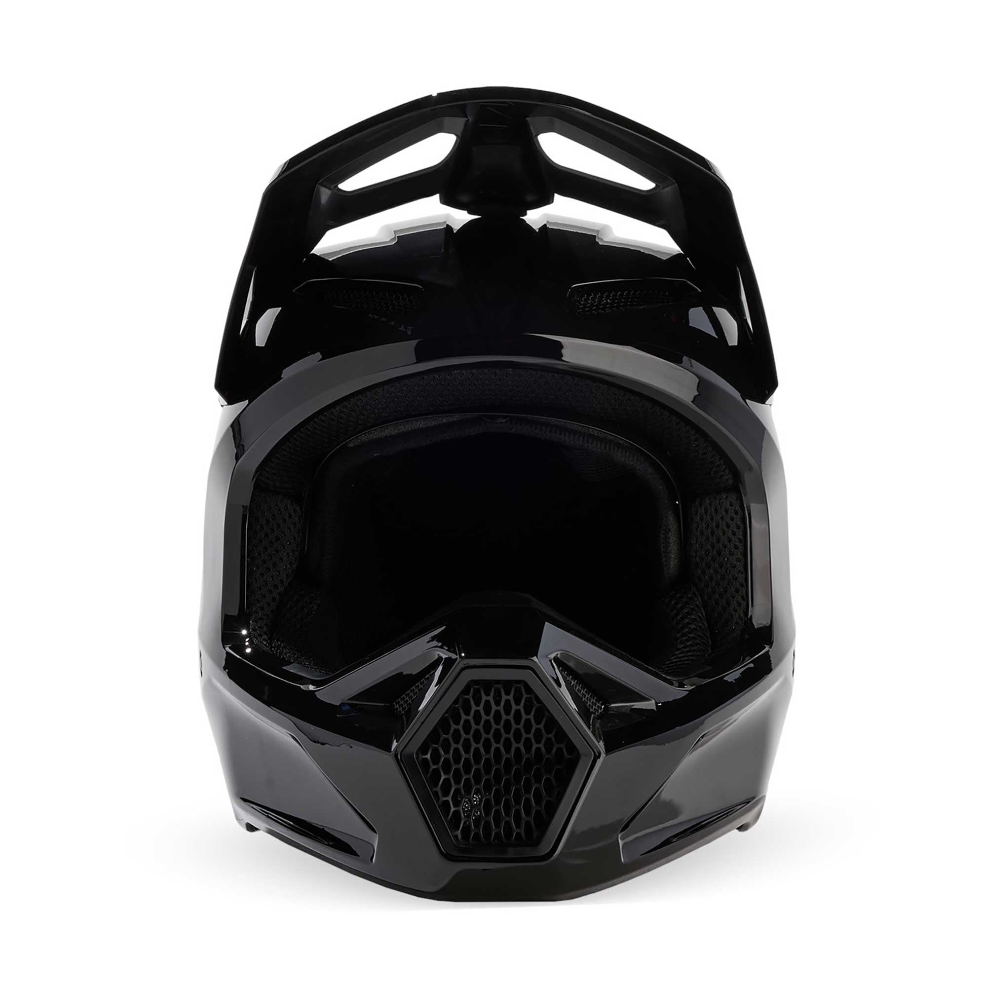 FOX MX | Enduro Helmet - V1 PLAIN (Gloss Black)