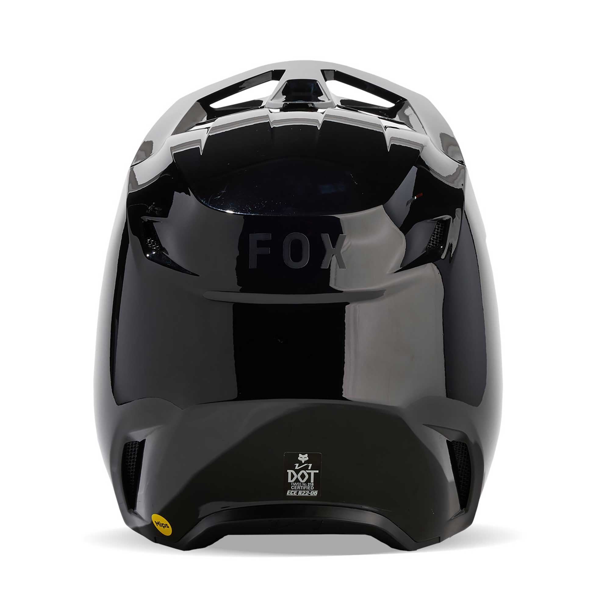 FOX MX | Enduro Helmet - V1 PLAIN (Gloss Black)