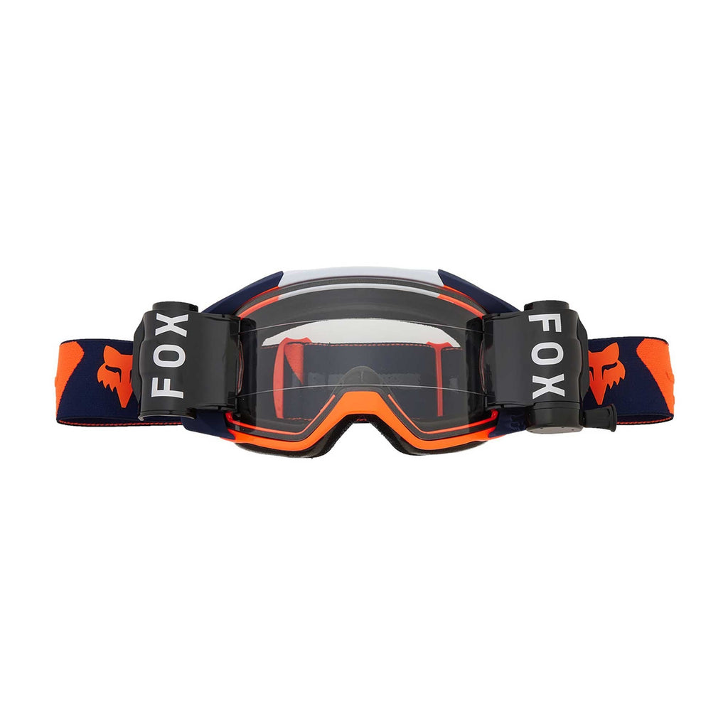 FOX (SALE) MX Goggles - Vue Roll-Off System - CORE (Fluo Orange/Navy)