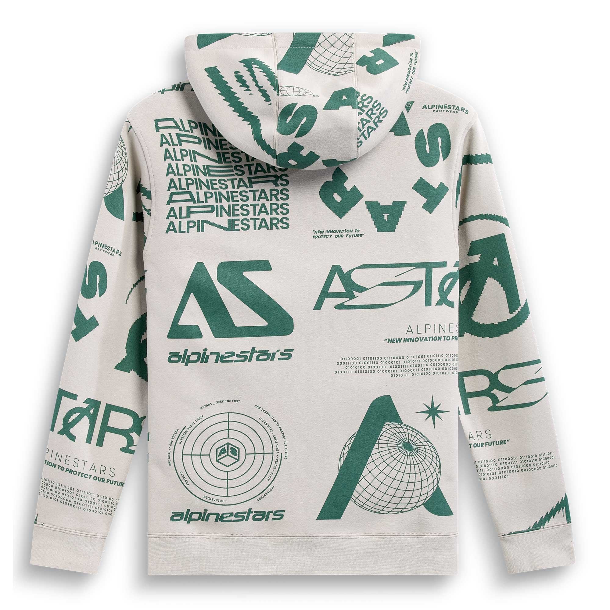 Alpinestars (SALE) Zip Hoodie - Determinant (Off White)