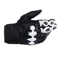 Alpinestars Celer V3 Motorcycle Short Leather Gloves (Black/White)
