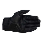 Alpinestars Celer V3 Motorcycle Short Leather Gloves (Black/White)