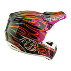 Troy Lee Designs MX | Enduro Helmet - SE5 Carbon MIPS - TORCHED (Black / Violet)